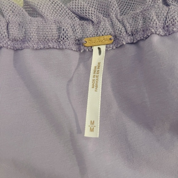 NEW FREE PEOPLE BLOOMER SHORTS PURPLE - Picture 8 of 13